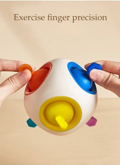 Comisbell Brain Toys Tugl Cube-Toddler Sensory Toys Popular Stress Relief Toys Gifts for 1 year olds Early Development Toys  - Image 2