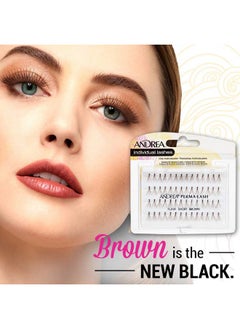 Andrea Knotted Flares False Lashes Short Brown, 4 Pack  - Image 3