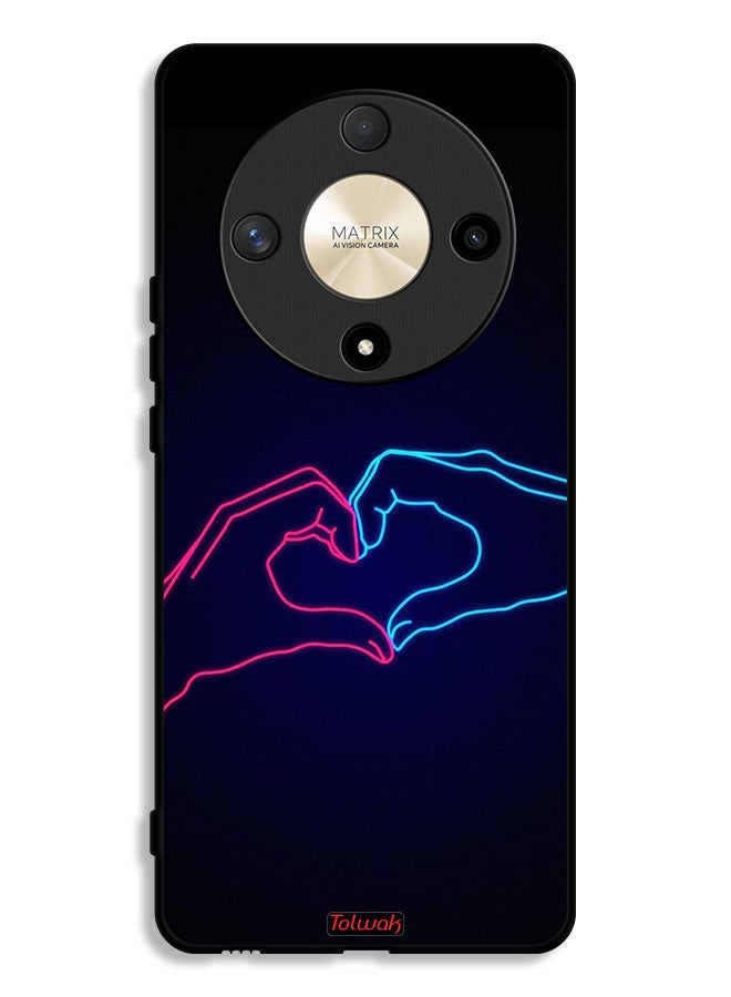 Tolwak Honor X9b Protective Case Cover Touching Hand Making Heart - Image 1