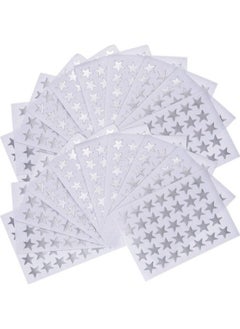 eBoot Star Stickers 1750 Count Selfadhesive Stickers Stars (Silver)  - Image 1