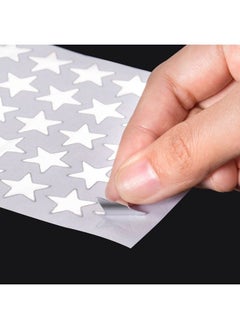 eBoot Star Stickers 1750 Count Selfadhesive Stickers Stars (Silver)  - Image 4