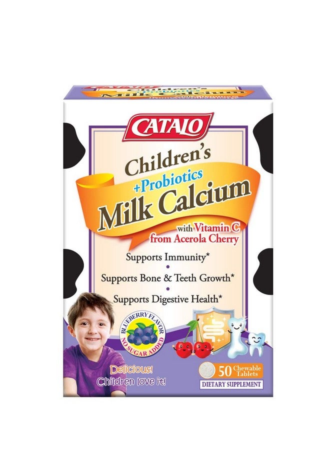 CATALO Toddler Formula Children’s Milk Calcium Formula Chewable Tablets - Kids Vitamins & Multivitamin for Toddlers and Children with Zinc & Vitamin D3-100 Chewable Tablets - Image 1