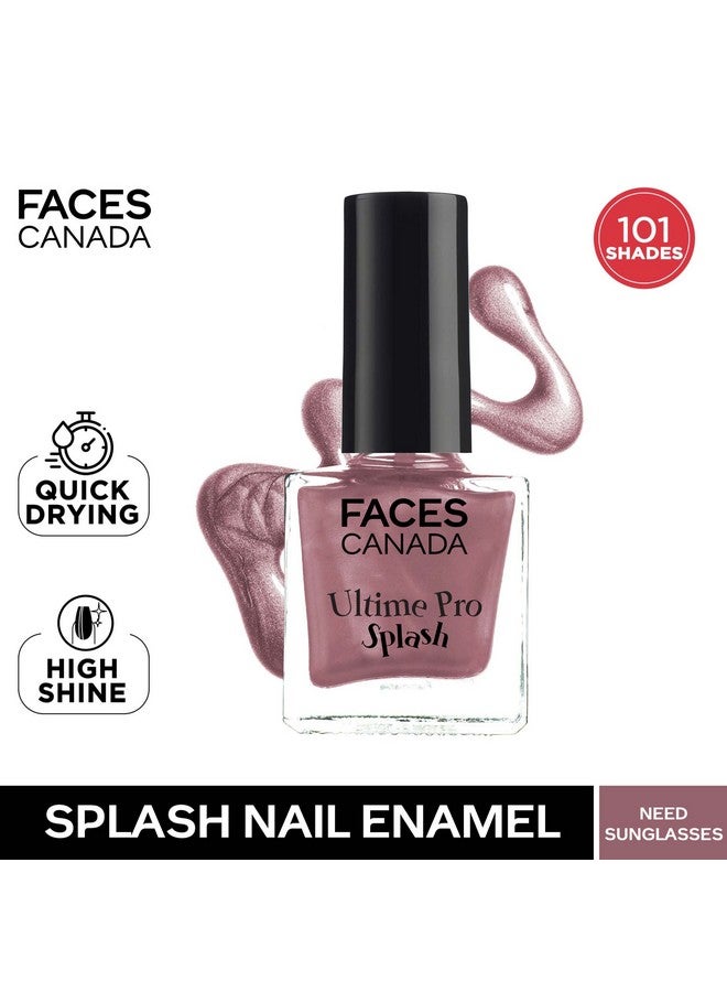 Facescanada Faces Canada Splash Nail Enamel Need Sunglasses 16 8 ml  - Image 2