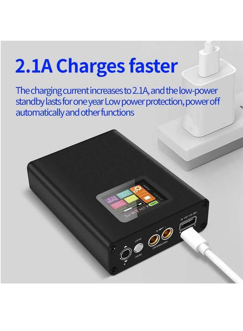 ماكينة لحام نقطية رقمية، ماكينة لحام نيكل محمولة باليد بقطر 0.1-0.25 مم، مجموعة محمولة ببطارية ليثيوم 18650 رقمية، 30 ترسًا قابلًا للتعديل - Image 5