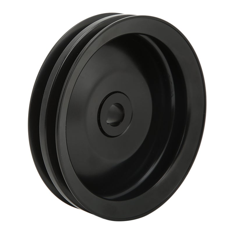Double Groove Power Steering Pump Pulley 5/8in Keyway Shaft 86 01975 R Replacement for Chevy SBC BBC 350 454 Engine - Image 2