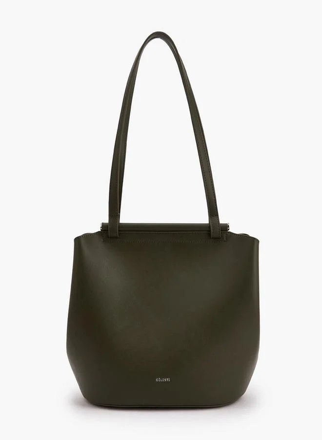 سيليست Solid Shoulder Bag With Double Handle