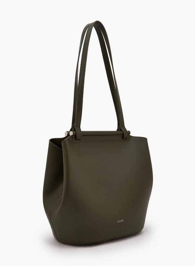 سيليست Solid Shoulder Bag With Double Handle