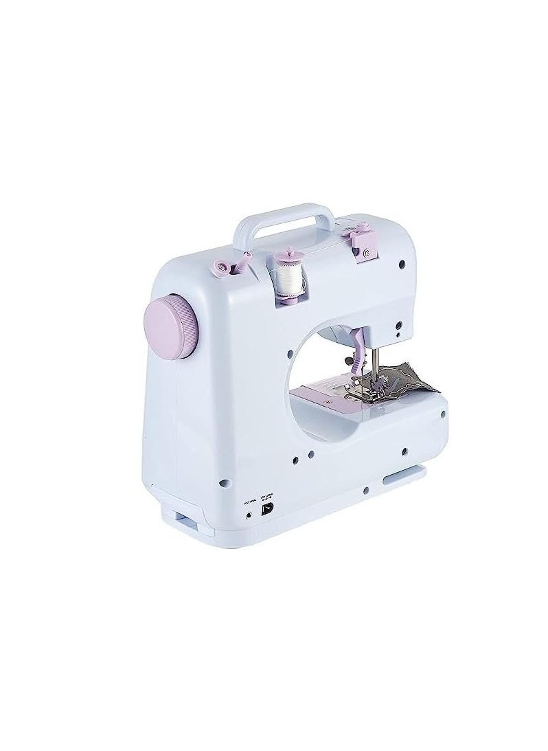 Dubkart - Multi Functional Mini Household Sewing Machine, White, Lc-Sm12-Pr-2 - Image 1