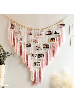 Warm pink wall macramé decorated with tassels - pzsku/Z8DB1C268F6506AF31F96Z/45/_/1720522909/281945b1-ce27-4ff7-95ab-83f7c2bd69f2