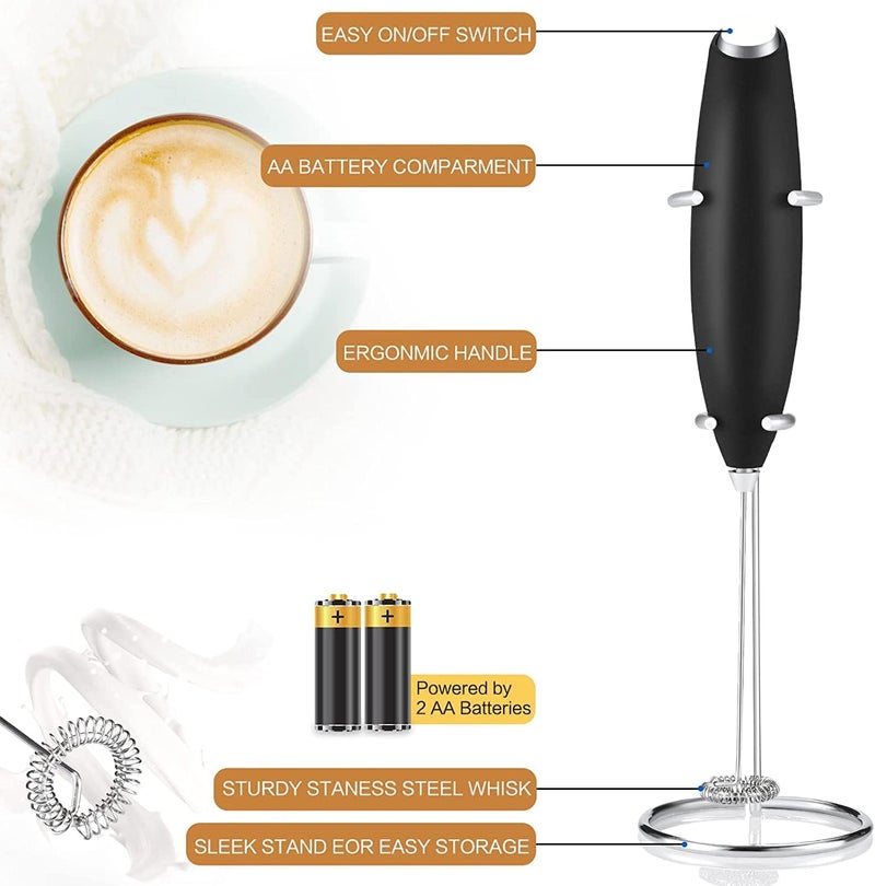 Redvant Mini Coffee Beater Hand Blender for Home, Milk foamer Mixer Battery Operated Maker Machine Pack of 1 (Multicolour) (Coffee Beater (Seventh Variation)) - Image 2