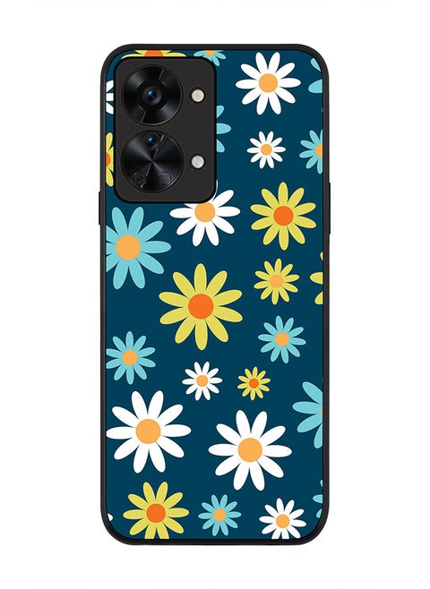 Rugged Black edge case for OnePlus Nord 2T Slim fit Soft Case Flexible Rubber Edges Anti Drop TPU Gel Thin Cover - Pick A Daisy