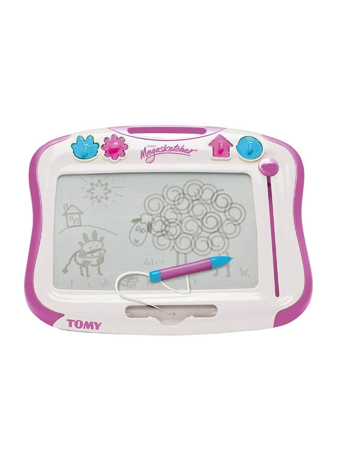 TOMY Tomy Megasketcher Classic Magnetic Drawing Board (Purple)  - Image 1