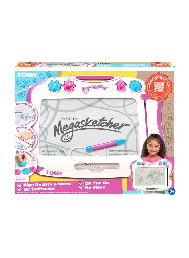 TOMY Tomy Megasketcher Classic Magnetic Drawing Board (Purple)  - Image 2