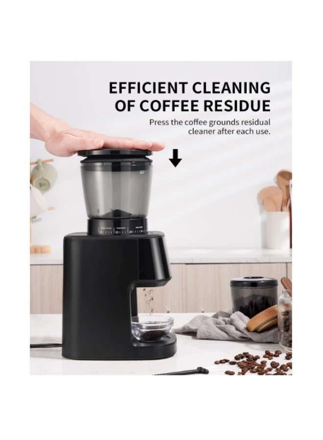 Dxmocos Conical Burr Coffee Grinder with Digital Timer Display, Electric Coffee Bean Grinder with 31 Precise Settings for Espresso/Drip/Pour Over/Cold Brew/French Press, Matte Black - Image 5