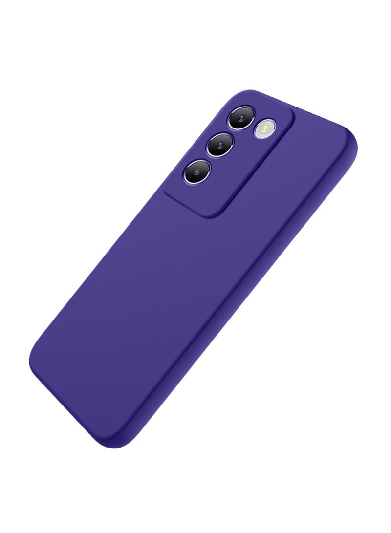 Wtech vivo V40 SE Premium Liquid Silicone Case Cover - Eggplant Purple - Image 3