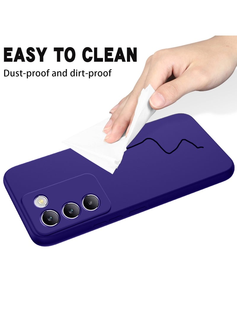 Wtech vivo V40 SE Premium Liquid Silicone Case Cover - Eggplant Purple - Image 4