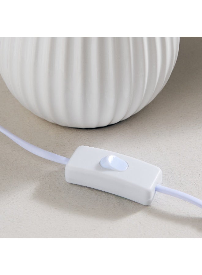 Home Box Ashra 2-Piece Ceramic Table Lamp Set 40 X 19 Cm - Image 5