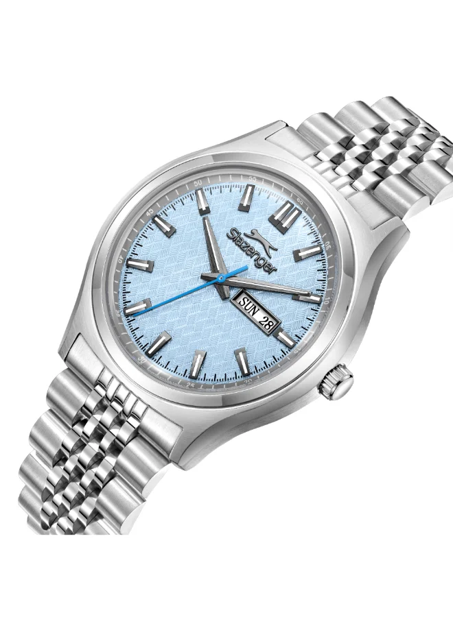 Slazenger  Slazenger Men's Date Blue Dial Watch - SL.9.2573.1.300  | Best Price UAE