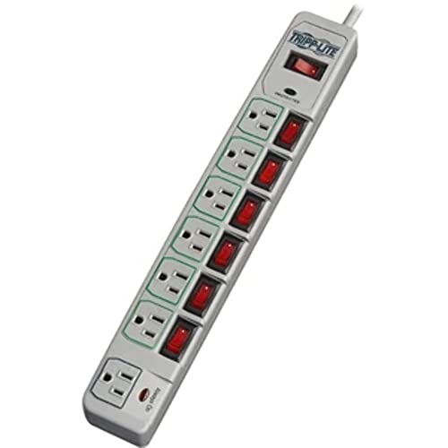 Tripp Lite TLP76MSG 7-Outlet Eco-Surge Energy-Saving Surge Protector, Cool gray - Image 4