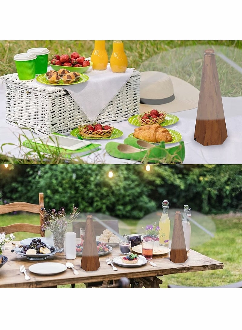 NIBEMINENT Fly Repellent Fan Super Sound Off for Tables Lightweight Eco Friendly Insect Mosquito Fan, Keep Flies Bugs away from Food Outdoor Picnic Camping Meal Home Hotel - Image 3