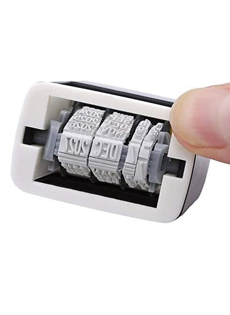 SYOSI Mini Date printer, Economy Date Stamper, Self-Inking Date Seal Stamp, Great for Shipping, Receiving, Expiration and Due Dates Black  - Image 4