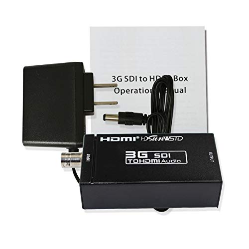 HDSUNWSTD 1080P 3G HDMI to SDI BNC Converter + SDI to HDMI Converter HDMI SDI/BNC Extender Over Single 100m/328ft Coaxial Cables - Image 5