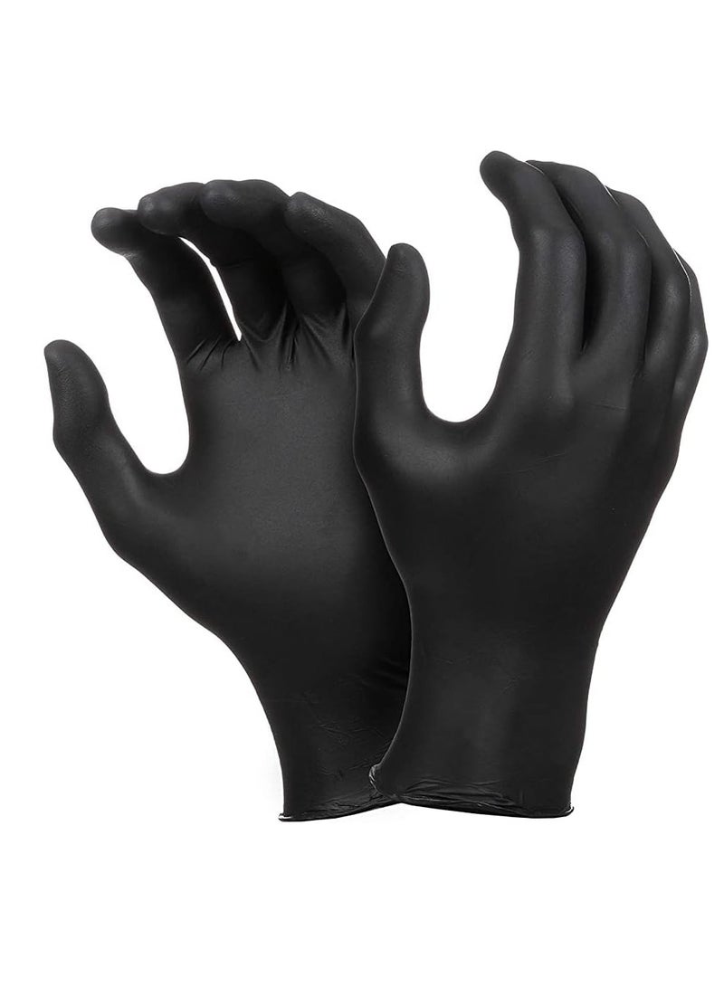 Falcon Nitrile Gloves - Black Powder Free (XL) - 100 Pieces - Pack of 3 - Image 3