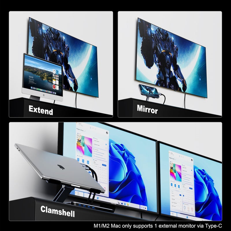 BENFEI USB C to HDMI 6 Feet Cable [4K@60Hz, Aluminum Shell, Nylon Braided], USB Type-C to HDMI Cable [Thunderbolt 3/4/5] Compatible for MacBook Pro/Air/iPad Pro 2023/2022/2021/2020/2019, Gray - Image 5