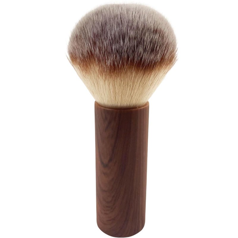 Finrray Nail Art Dust Brush Manicure Dust Cleaner, Nail Art Dust Powder Remover Brush Soft Bristle Nail Cleaning Brush Tool (Brown) - Image 1