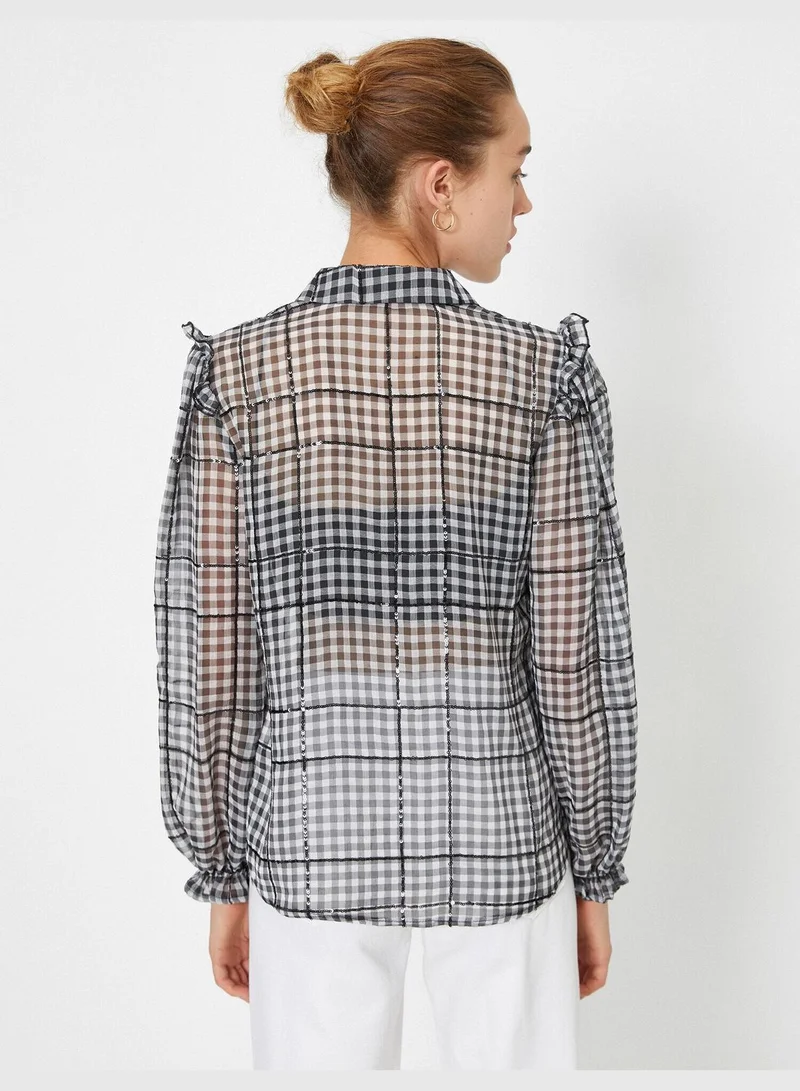 KOTON Classic Neck Shirt