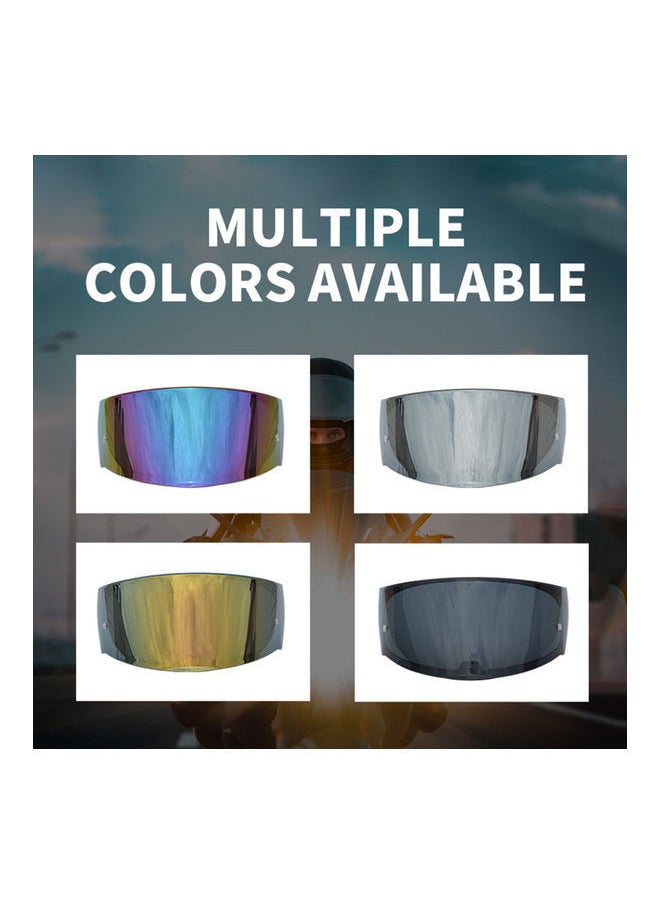 NIBEMINENT - Motorcycle Anti-Scratch Wind Face Shield Helmet Lens Visor - Image 1