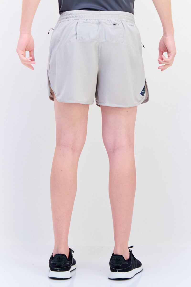 Nike Men Dri Fit Drawstring Training Shorts, Light Grey  - Image 3