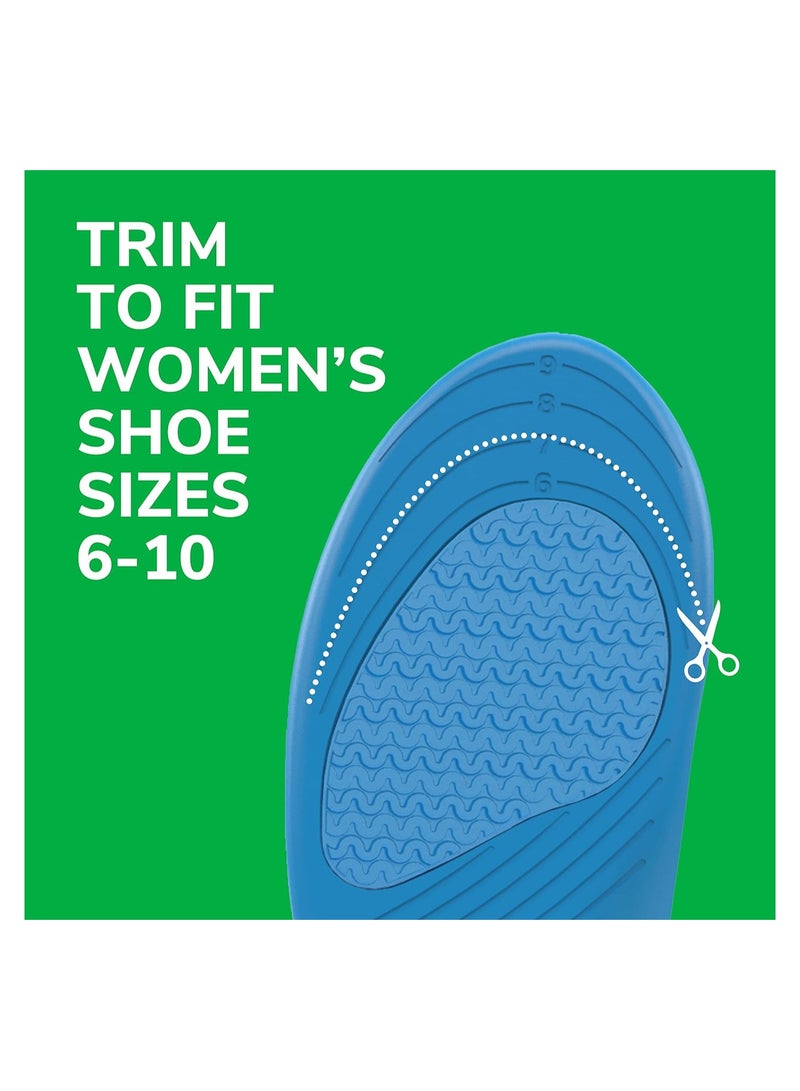 دكتور شولز سلسلة دكتور شول الرياضية، نعال داخلية جل رياضية متقدمة للنساء مقاسات 6-10، متعددة الألوان - Image 4