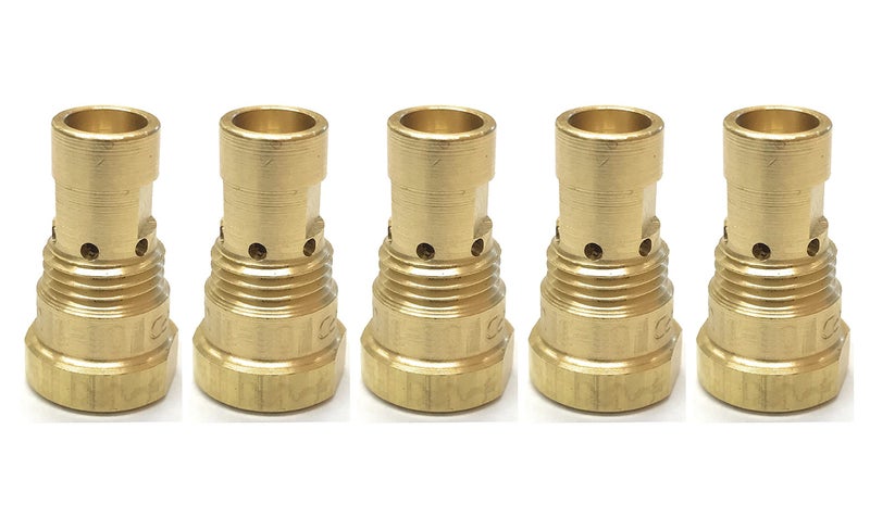 DS1 Gas Diffuser Small Centerfire for Bernard BTB MIG Welding Gun 5PK