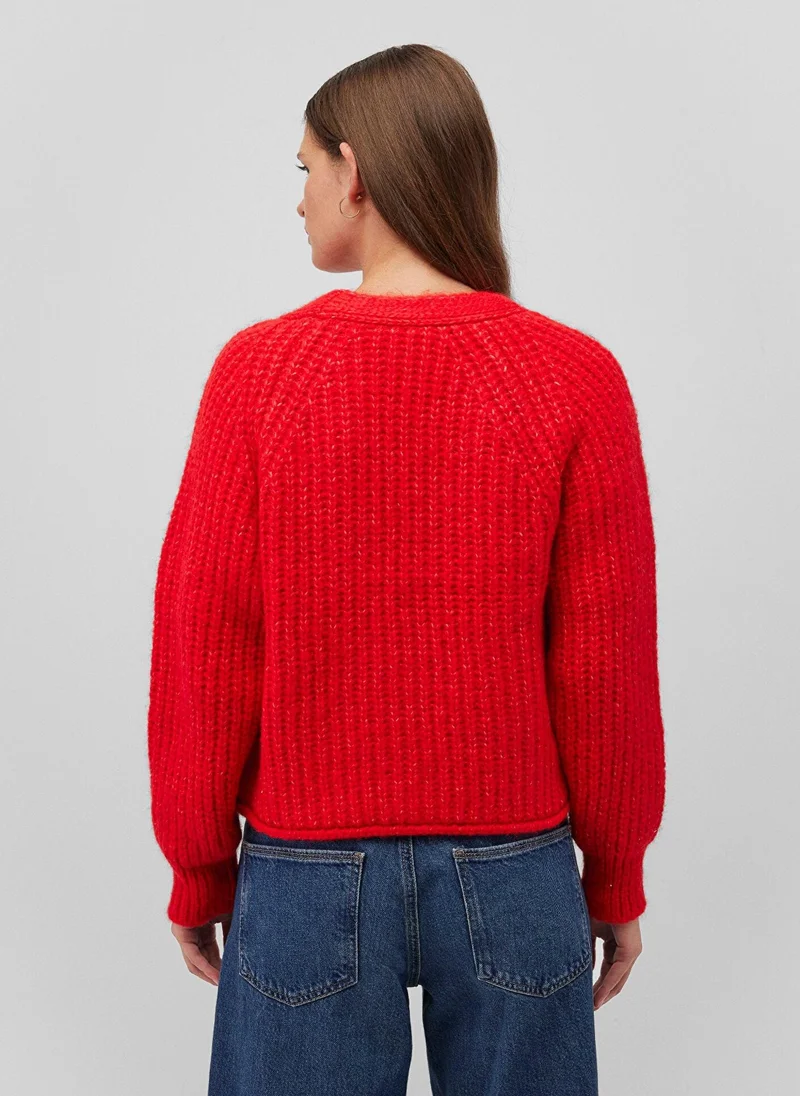 MAVI Buttoned Red HÄ±rka
