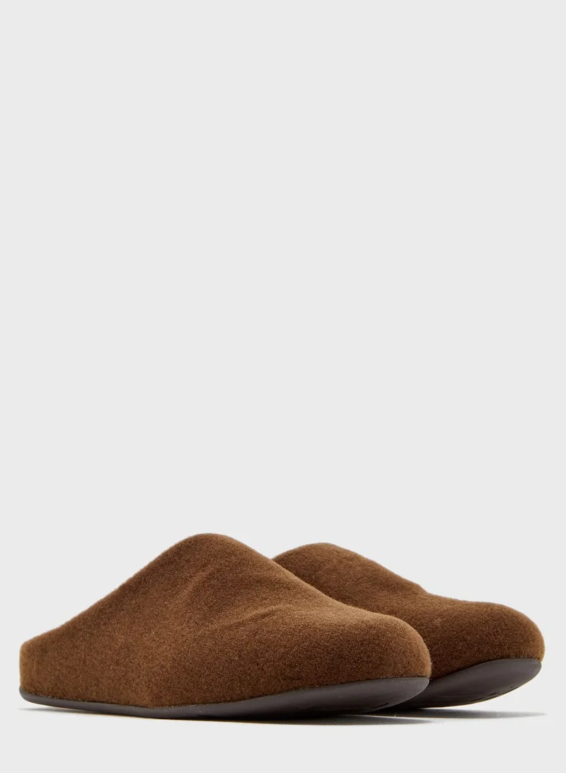 FitFlop Shove Felt Bedroom Slippers