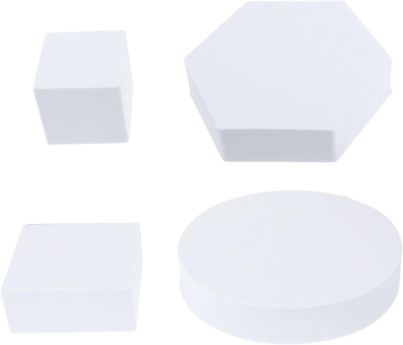 4 White Geometric Jewelry Photo Props Decorative Adornments For Photography - Image 1
