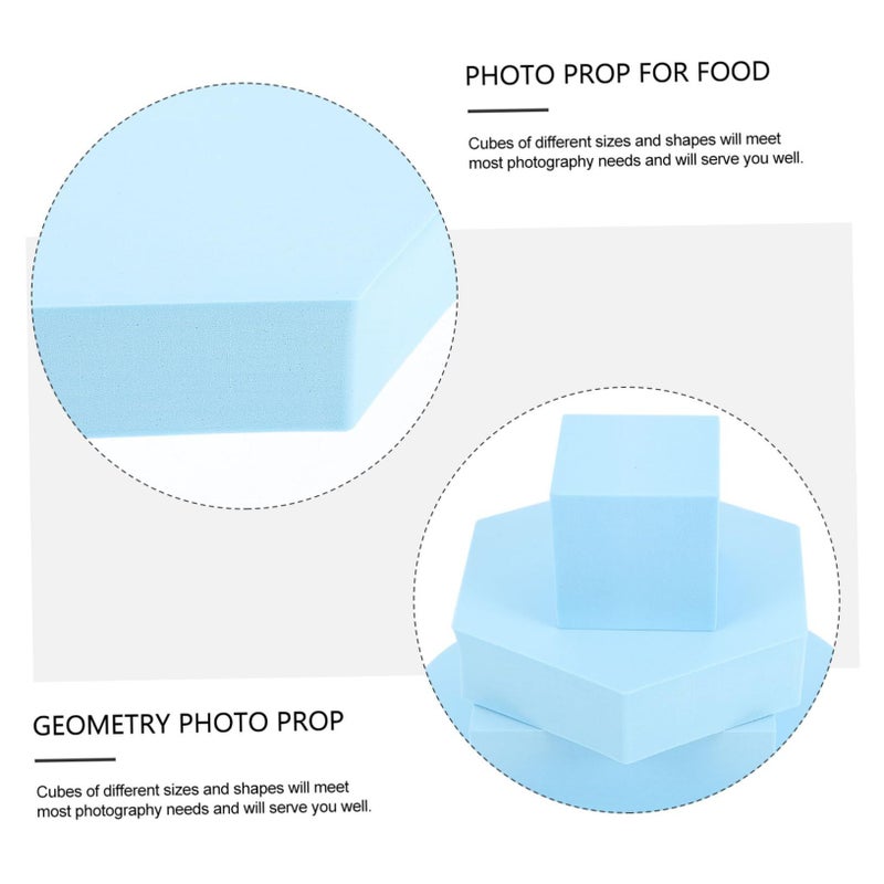 4 White Geometric Jewelry Photo Props Decorative Adornments For Photography - Image 4