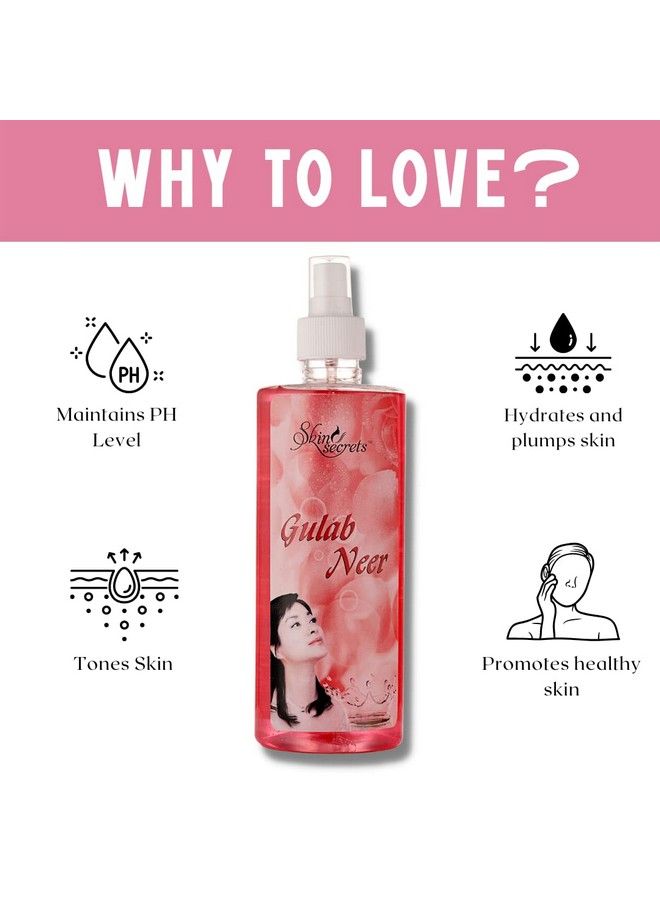 Skin Secrets Gulab Neer (Rose Water) For Hydrated & Plump Skin 500Ml - Image 4