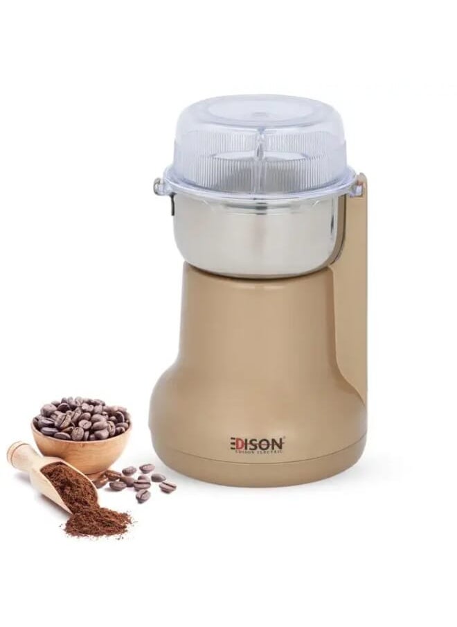 EDISON Small Gold Coffee Grinder180W  - Image 1
