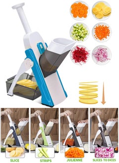 Vegetable Cutter Of Blue and White Color