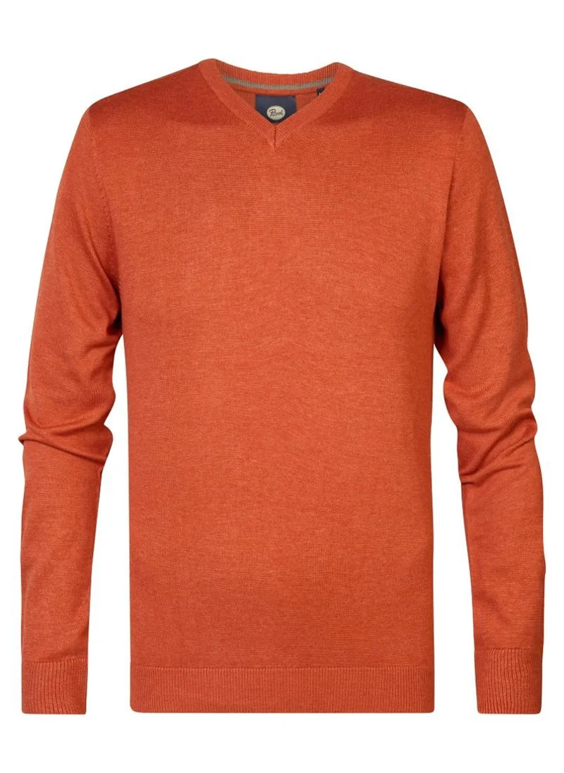 Petrol Industries Men Knitwear V-Neck Basic