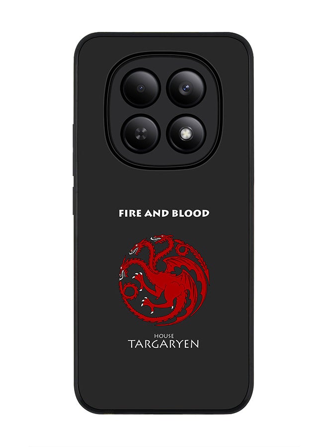 For Xiaomi Redmi Note 15 4G Case,Slim fit Camera Protection, Shockproof Thin Phone cover  - GOT House Targaryen