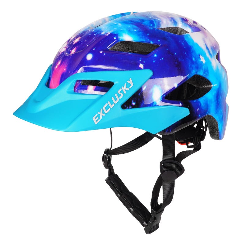 Exclusky Kids Bike Helmet Adjustable And Multi-Sport Boys Girls Helmet Ages 5-14 - Image 1