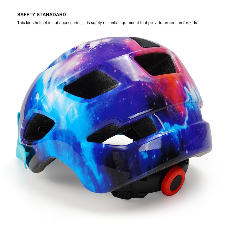 Exclusky Kids Bike Helmet Adjustable And Multi-Sport Boys Girls Helmet Ages 5-14 - Image 4