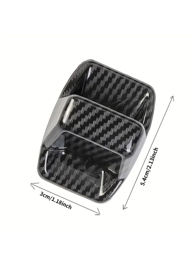 Carbon Fiber Shift Knob Cover for Audi A3 8Y 2021 2022 Gear Cover - Image 2