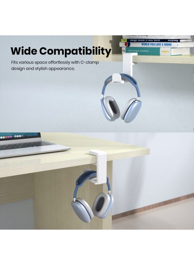 Punch-free Desktop Design Game Headset Headset Hook Bracket Headset Bracket With Adjustable Rotating Arm Clamp - Image 4