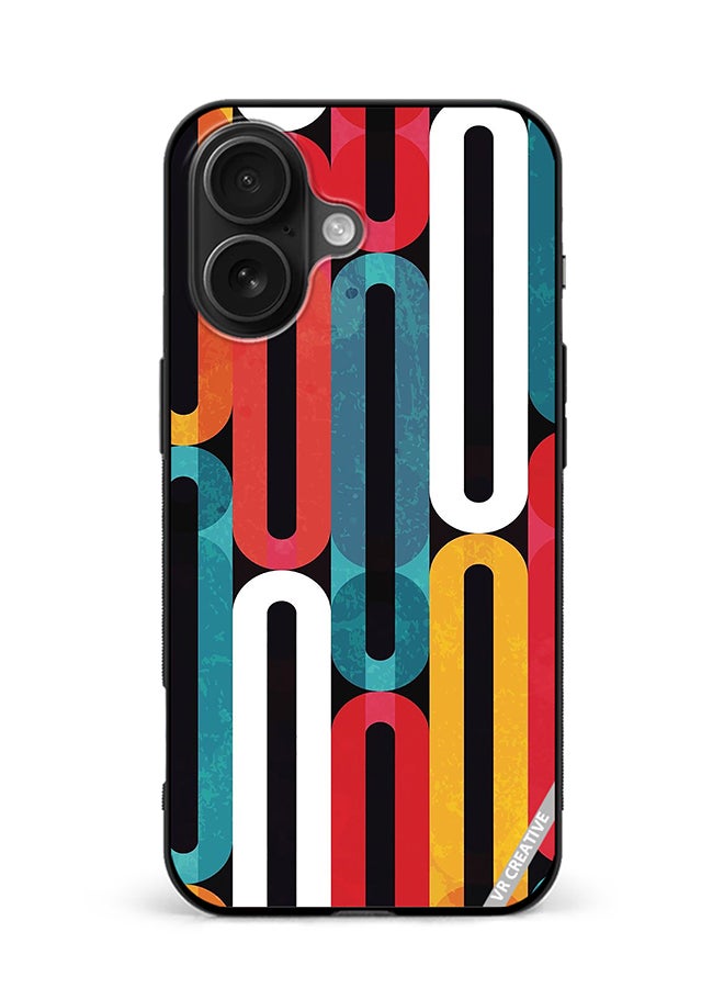 VR CREATIVE Protective Case Cover For Apple iPhone 16 Marcus Water Design Multicolour