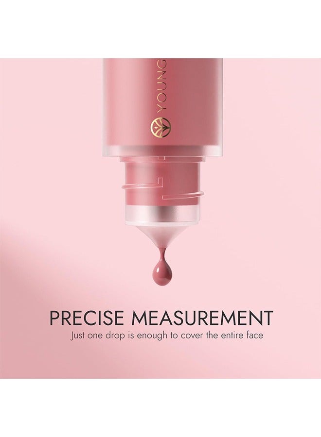 YOUNG VISION Liquid Blusher - Soft Matte Finish Cream Blush Liquid Blush Cream Blush Makeup Lightweight, Smooth Brightening Rouge,Waterproof  Liquid Blusher #07 - Image 4