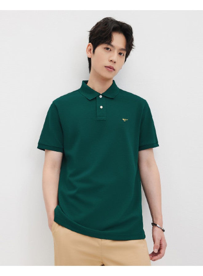 Septwolves Ice-cool Feel】25 Summer Classic Durable As New, Color-fast Collar, Multi-color Breeze Polo Shirt For Men - Image 1